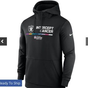 Raiders Intercept Cancer Hoodie